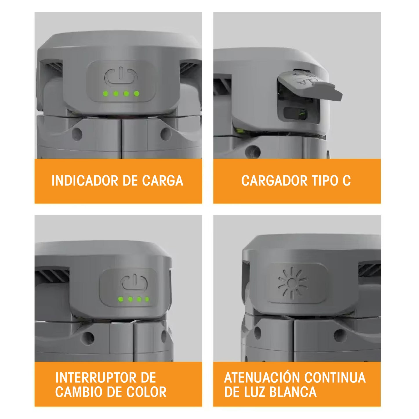 Lámpara Telecópica